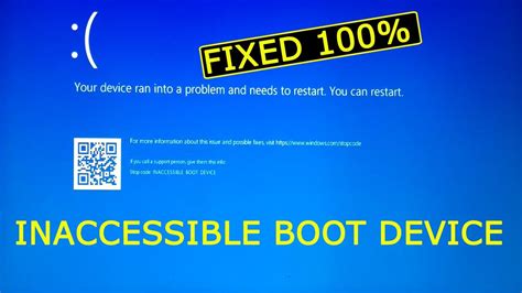 inaccessible boot device ssd clone|new ssd no bootable device.